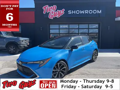 2022 Toyota Corolla Hatchback Blue Flame/Midnight Black Metallic *XSE PACKAGE*, *BLACK ROOF OPTION*,...