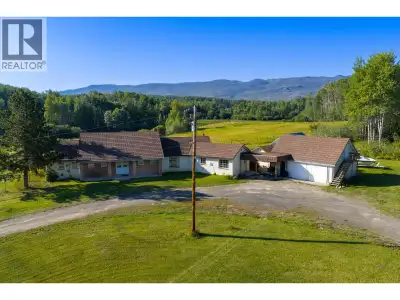 Unique country rancher on 16.83 acres just 5 mins from Francois Lake and the world-famous Stellako R...