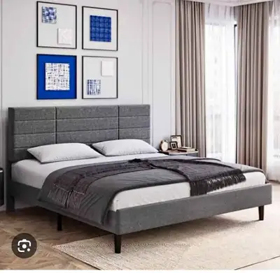 QUEEN BEDFRAME WITH MATTRESS, View more