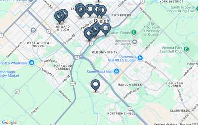 1 Bedrooms in Guelph Starting at $1595, View more