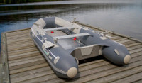 New! Aquamarine 10 ft HD INFLATABLE FISHING BOAT DELUXE PACKAGE