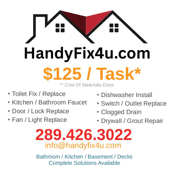 HandyFix4u -  $125 per Task628637170366741228