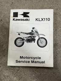 Sm197 Kawasaki KLX110 Service Manual 99924-1283-01