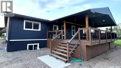 NICELY UPDATED raised bungalow in Hitchcock Bay at LAKE DIEFENBAKER! Originally built in 1975, this...