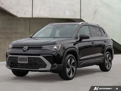 2025 Volkswagen Taos Comfortline. One Owner, No Accidents. Equipped with: - 2.0L Turbocharged 4-Cyli...