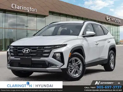 The 2026 Hyundai Tucson Preferred in pristine white presents a captivating choice for SUV enthusiast...