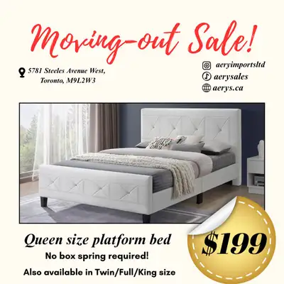We’re moving out and it’s time to clear some space Select pieces are available now, and they won’t l...