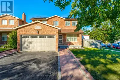 Beautiful corner detached home offering 3 parking spaces and a thoughtfully designed layout. The mai...