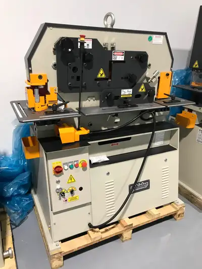 SAHINLER HKM 60 - 5 in 1 Hydraulic Iron worker (Brand New) 66US ton - 60 Metric Ton punching : Ø 1 1...