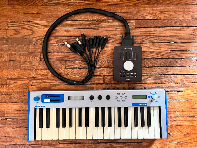 MOTU TRACK 16 + ALESIS MICRON SE  SYNTHESIZER in Pro Audio & Recording Equipment in City of Toronto