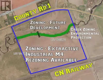 What a great opportunity! Zoned future development and M4 Extractive Industrial, the property is jus...