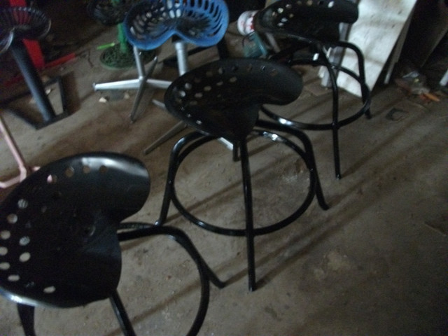Three Swivel Bar Stools in Chairs & Recliners in Belleville - Image 3