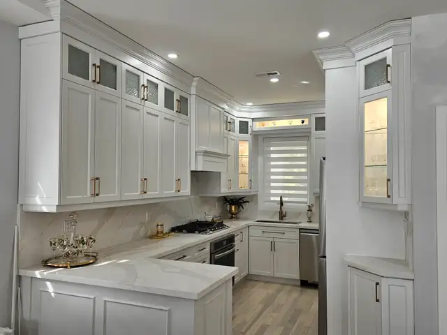 SALE PRE-ASSEMBLED MDF KITCHEN CABINETS  12 feet $1259/-62863736203906122