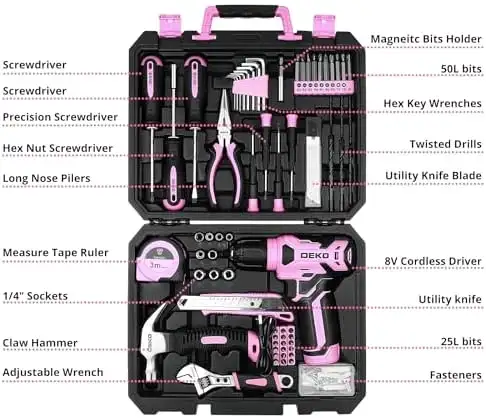 Home Tool Kit + Cordless Drill - Limited Deal · Free Ship in Power Tools in Kingston - Image 4