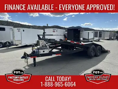 NEW 8.5x20ft Hydraulic Power Tilt from Factory Outlet Trailers - Electric over Hydraulic Full Tilt -...