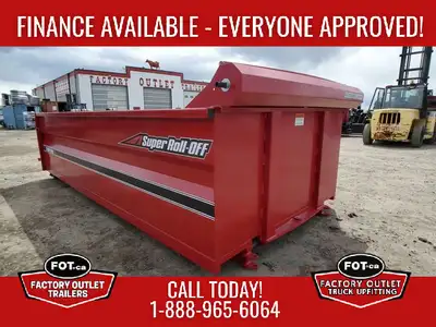 NEW Weberlane 14ft Roll Off Bin - Added Roll Tarp - 3/16in Steel Floor - Barn Style Rear Doors - Fun...