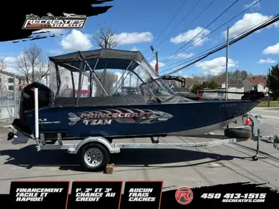 2019 Princecraft HUDSON 190 DLX WS Princecraft HUDSON 190 DLX WS MOTEUR ELECTRIQUE ULTERRA IPILOT 80...
