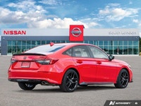 Recent Arrival! Black Cloth. 2024 Honda Civic Sport 4D Sedan Red CVT FWD 2.0L 4-Cylinder DOHC 16V i-... (image 2)