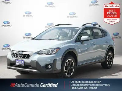 New Price! Blue 2023 Subaru Crosstrek Sport AWD Lineartronic CVT 2.0L 16V DOHC APPLE CAR PLAY, SUNRO...