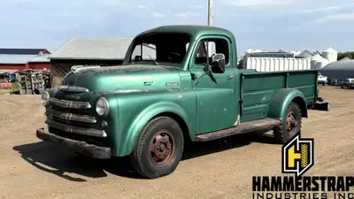 1950 FARGO FN2-26 Classic 1 Ton Pickup Truck Chrysler 3.74L flathead 25 inch block inline 6 cylinder...