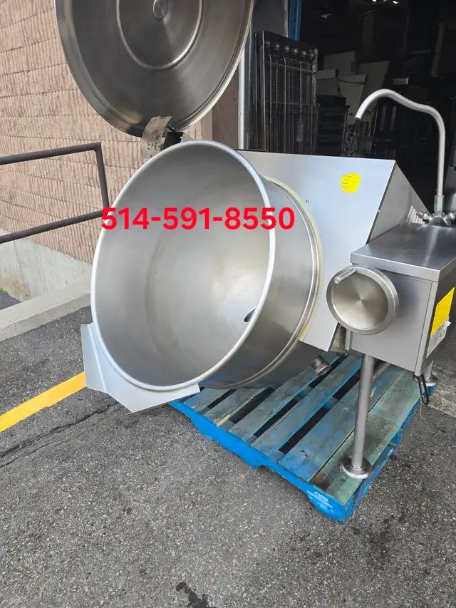 Cleveland 80 Gallon Tilting Gas Steam Kettle / Marmite a Vapeur in Industrial Kitchen Supplies in City of Toronto - Image 6