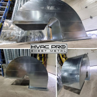 Custom Sheet Metal Fabrication (Ductwork/Fittings, Spiral Pipes)