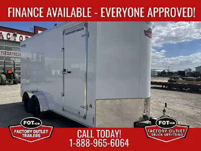 NEW Royal Cargo 7x18ft Enclosed from Southland Trailers - Rear Ramp Door w/ Gas Shock Design - (4) R...