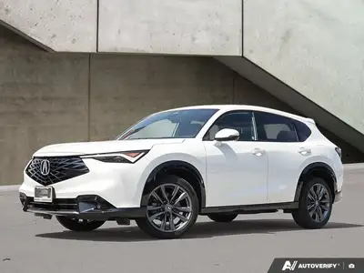 2025 Acura ADX ASPEC AWD. One Owner, No accidents. Finished in Pearl White Paint over a Black Leathe...
