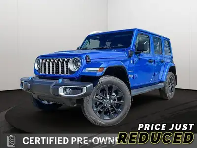 This Jeep Wrangler 4xe has a powerful 2.0 Liter Turbo PHEV engine powering this Automatic transmissi...