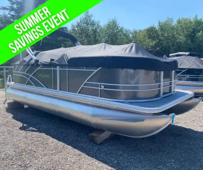 2025 Sylvan Mirage 820 Cruise Finished in Carbon High Back Helm chair Yamaha Rigging Extreme Tilt St...
