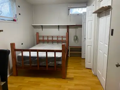 Basement suite , Separate entrance Utilities included Wi/Fi Hi Speed No smoke,Drugs, Pets Close to T...