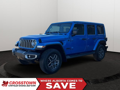 This 2025 JEEP WRANGLER 4-DOOR SAHARA has the following options Cloth Low-Back Bucket Seats, Remote...