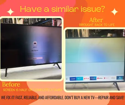 GTA TV Repairs – Your Trusted TV Repair Experts in the GTA!, View more