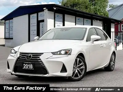 2018 Lexus IS 300 RWD 1 Owner, No Accident with Only 061,394KM Looking for a luxury sport sedan that...
