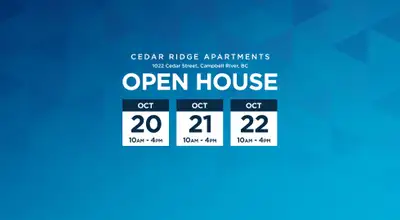 OPEN HOUSE EVENT: Tuesday, October 20th from 10am - 4pm Wednesday, October 21st from 10am - 4pm Thur...