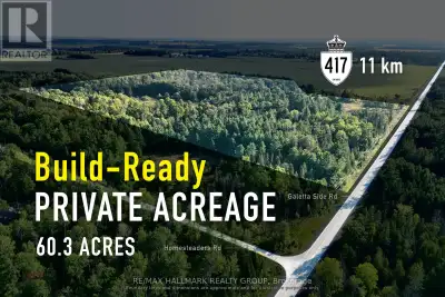 ADDITIONAL DETAILS FOUND IN PROPERTY BROCHURE LINK BELOW. This 60-acre RU-zoned parcel offers the sc...