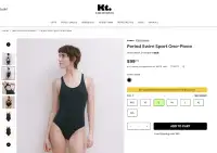 Teenager Period Swimsuit (Knix Teen) Size Small