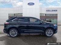 Experience effortless journeys in this sleek Black 2021 Ford Edge Titanium AWD. With just 40,149 kil... (image 5)