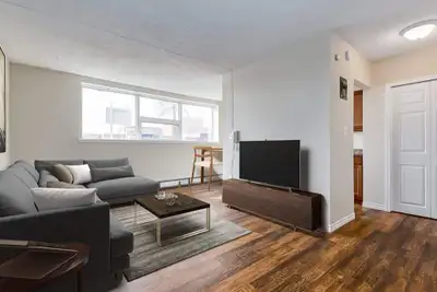 Amenities: Fireplace • Security Lights • Heat & Water Included Suite & Building: Spacious bachelor,...