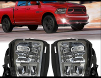 Z-OFFROAD New Version LED Fog Lights Compatible with Dodge Ram 1