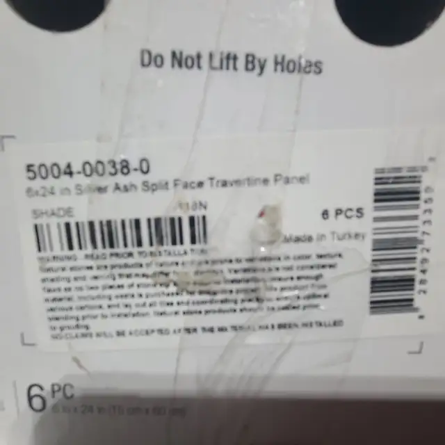 Natural Travertine Split Face Wall PanelsSilver Ash Split Face540707686230282243