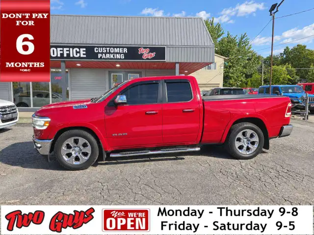 2020 Ram 1500 Laramie 4x4 Nav Leather Back Up Camera
