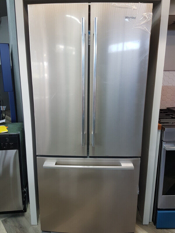 Stainless Fridge and Freezer. French Doors. in Kitchen & Dining Wares in City of Toronto - Image 2