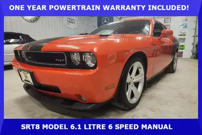 SRT8 MODEL! VERY LOW KMS! 6.1 V8 HIGH PERFORMANCE 6 SPEED MANUAL! SUNROOF, LEATHER, HEATED SEATS… Ra...