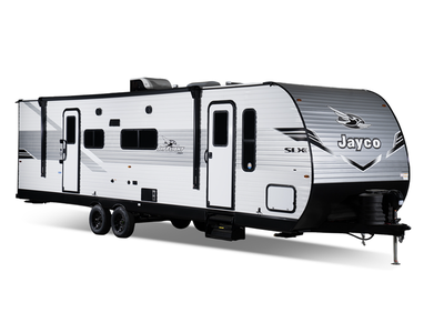 Jayco Jay Flight SLX travel trailer 210QBW BAJA highlights: Dual Bedroom Wardrobes Microwave Oven Fu...