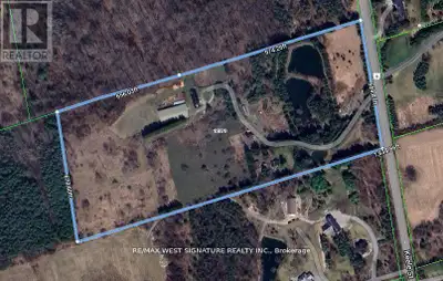 25 Acre + Farm /Equestrian/Investment Property in Great King Location! Beautiful Grounds with mature...