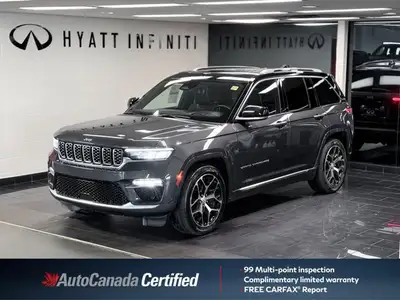 The 2022 Jeep Grand Cherokee Summit represents the absolute pinnacle of American luxury, combining l...
