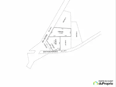 Terrain zoné résidentiel et agricole lot no 6 505 991 de 3593.9 mc 38684.41 pi2 prêt à construire, o...