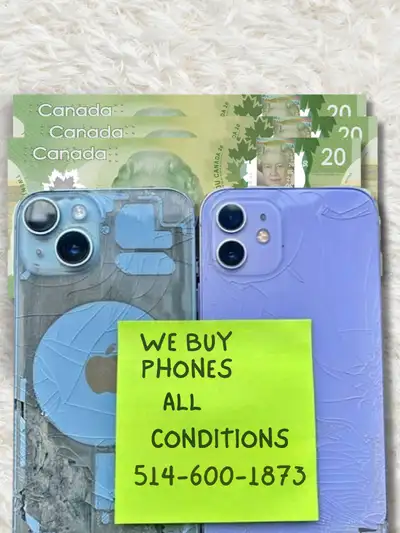 We Pay CASH for Sealed, Used, or Even Broken iPhones, View more