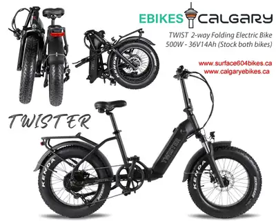 TWISTER 2-Way Low Step 500W 48V Fat Tire Folding, View more